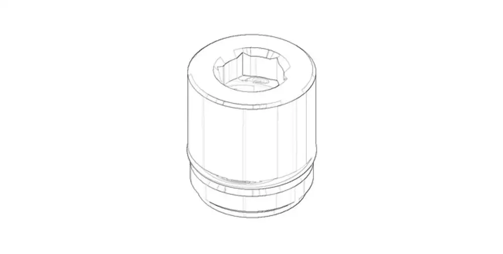 DORNBRACHT Hülse mit Sicherungseinrichtung ERSATZTEILE 90170118800 D. 20,8 x 23 mm, 9017011880090 Galeriebild 1
